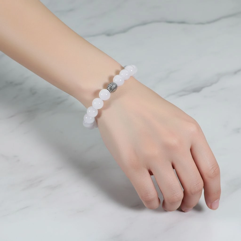 Aquamarin doğaltaş bileklik