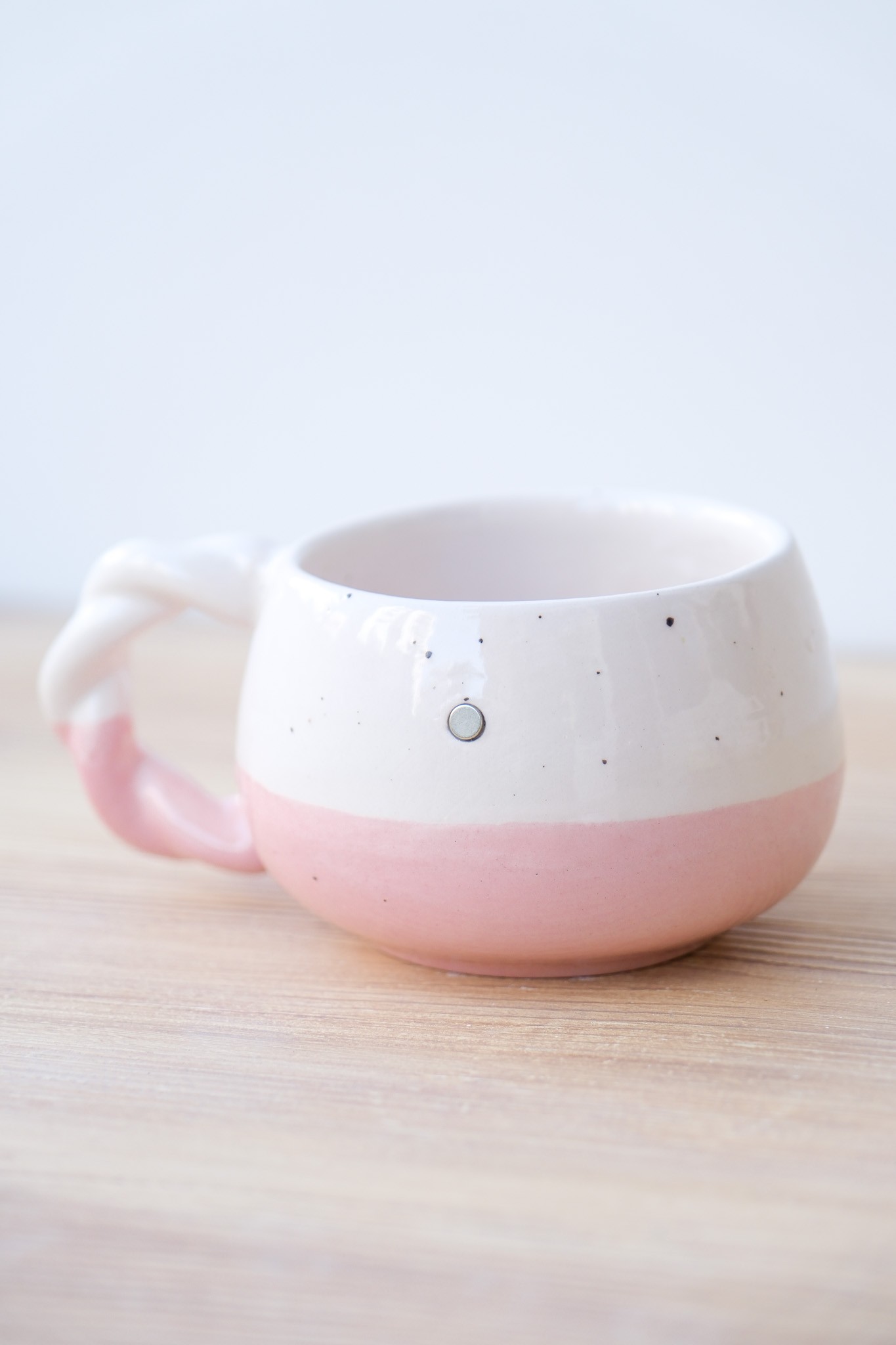 Manyetik Charm Kupası - Tek Yuvalı Pembe