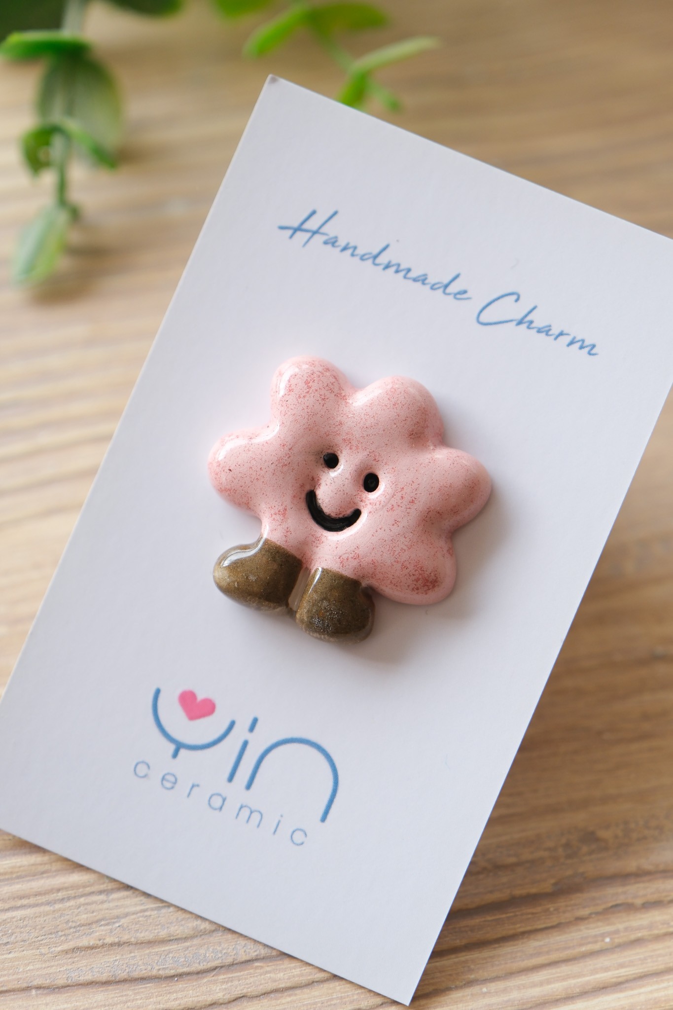 Çiçek Adam Charm - Pembe