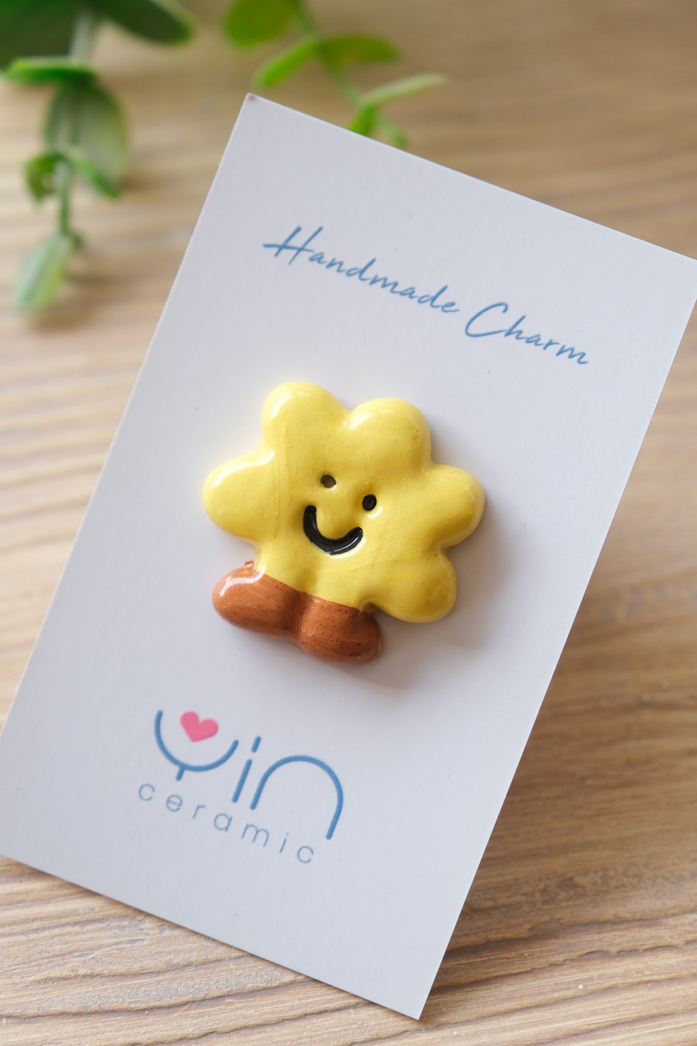 Çiçek Adam Charm - Sarı