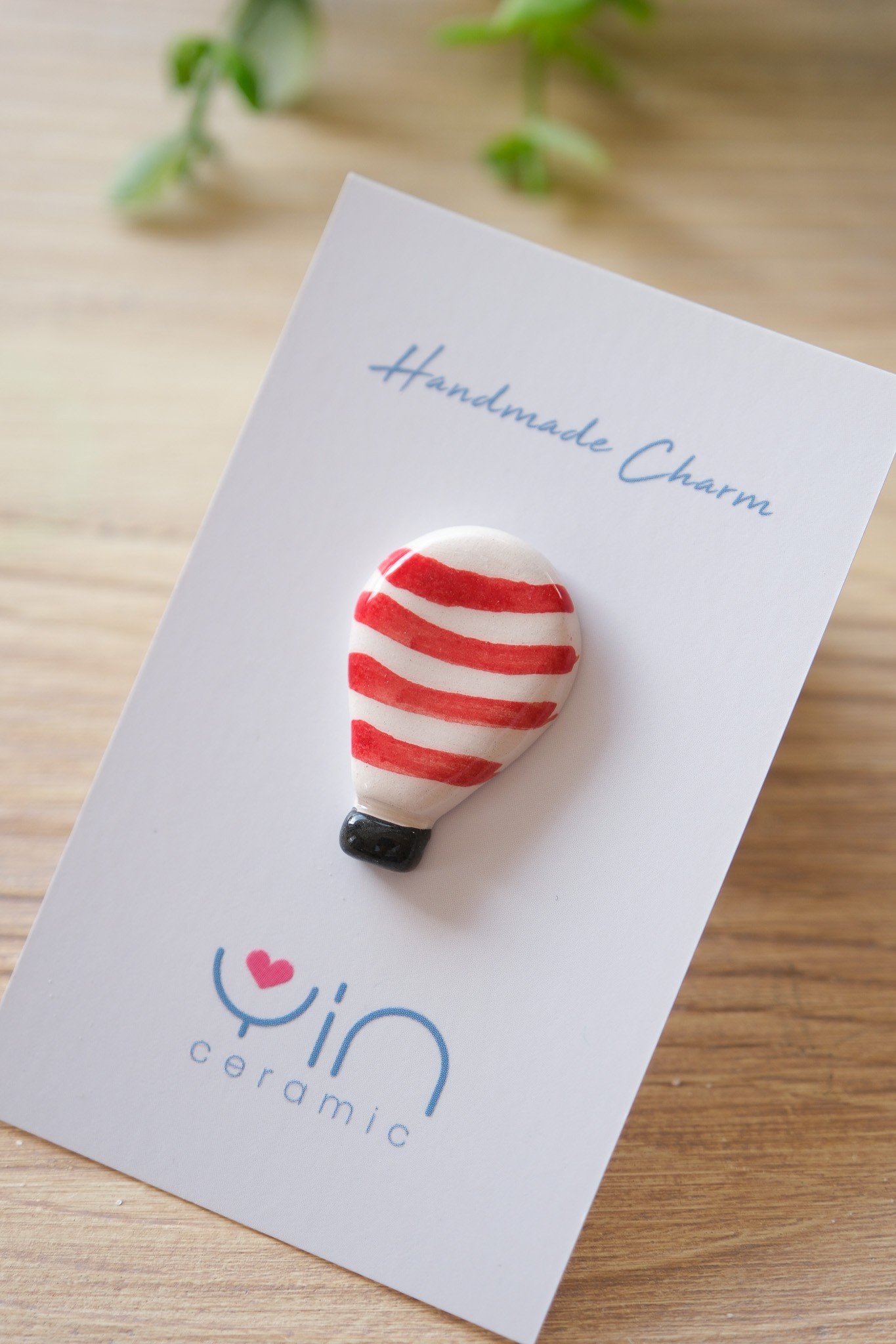 Hava Balonu Charm - Kırmızı