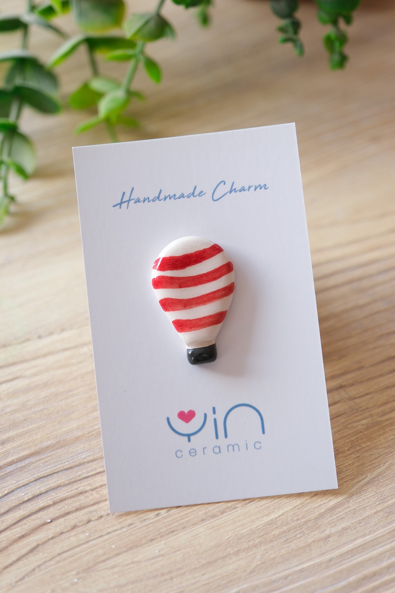 Hava Balonu Charm - Kırmızı