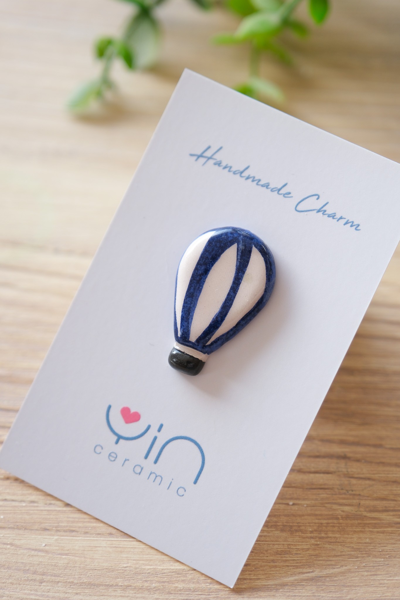 Hava Balonu Charm - Mavi