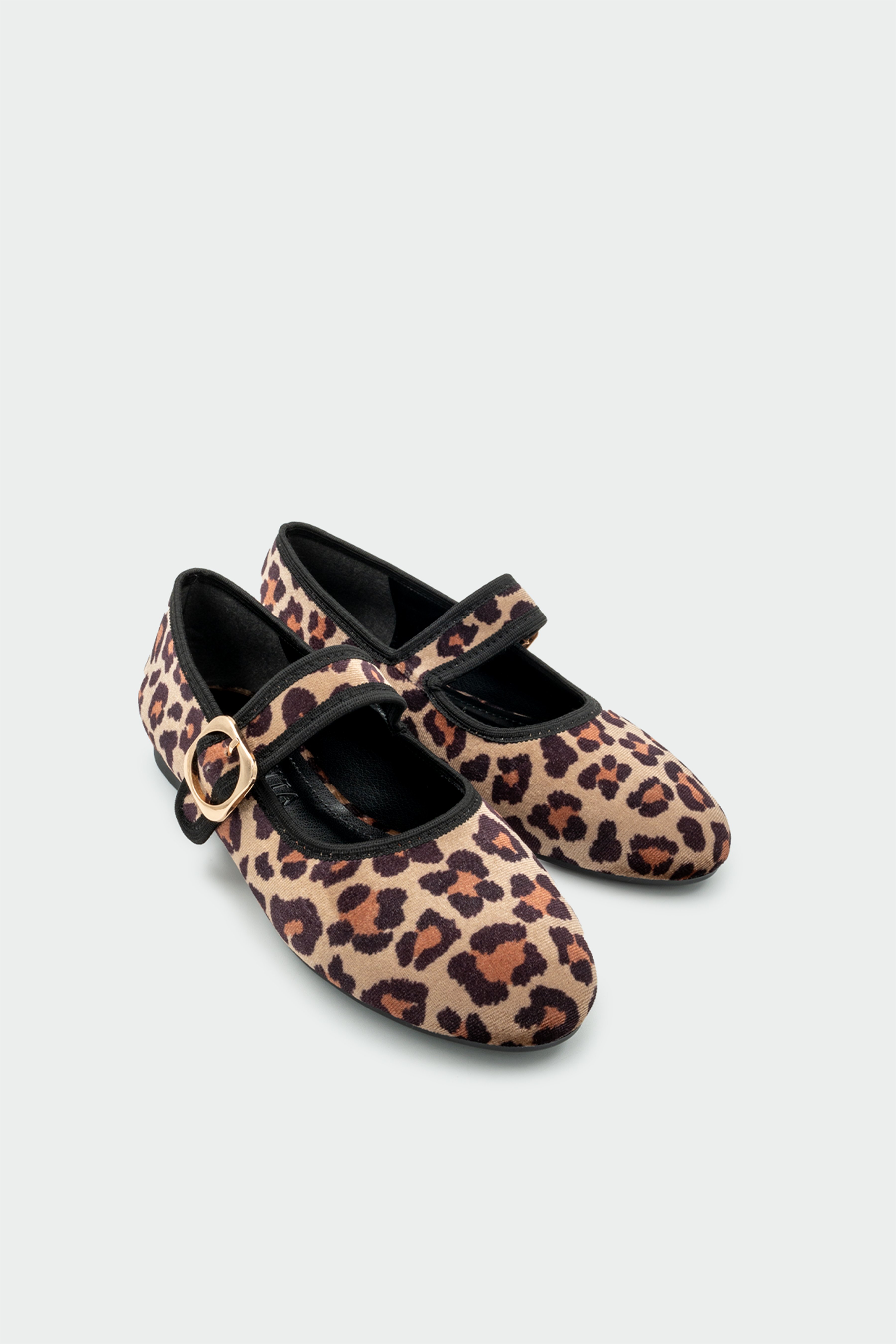 Wanda Toka Detaylı Leopar Babet