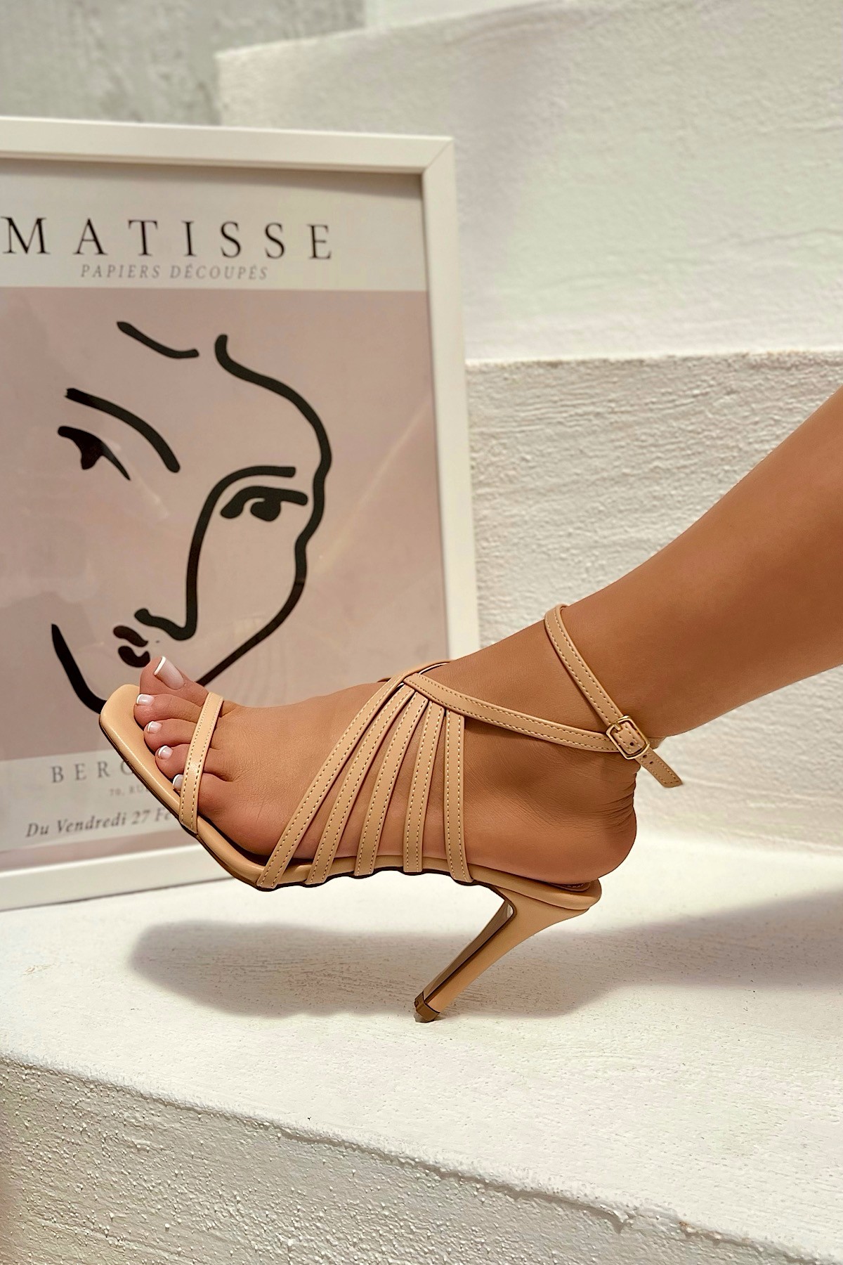 Dolly Heel Shoes - Nude