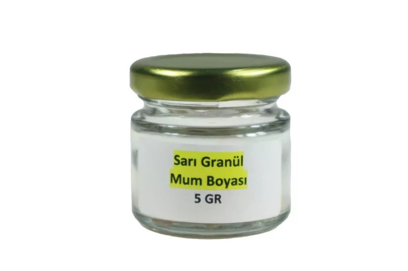 Sarı Granül Mum Boyası 5 GR