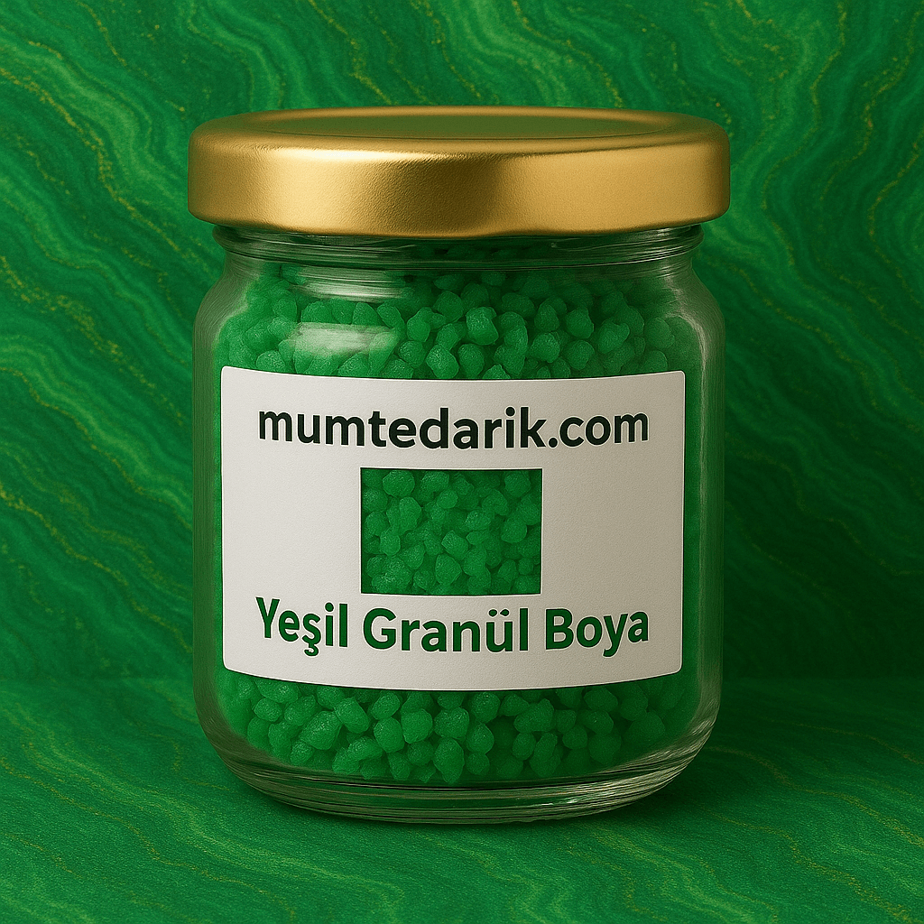 Yeşil Granül Mum Boyası 5 GR