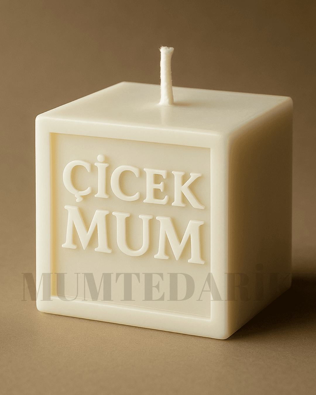 1 KG Çiçek Mumu - Esnek Mum - Elde Şekillenen Mum