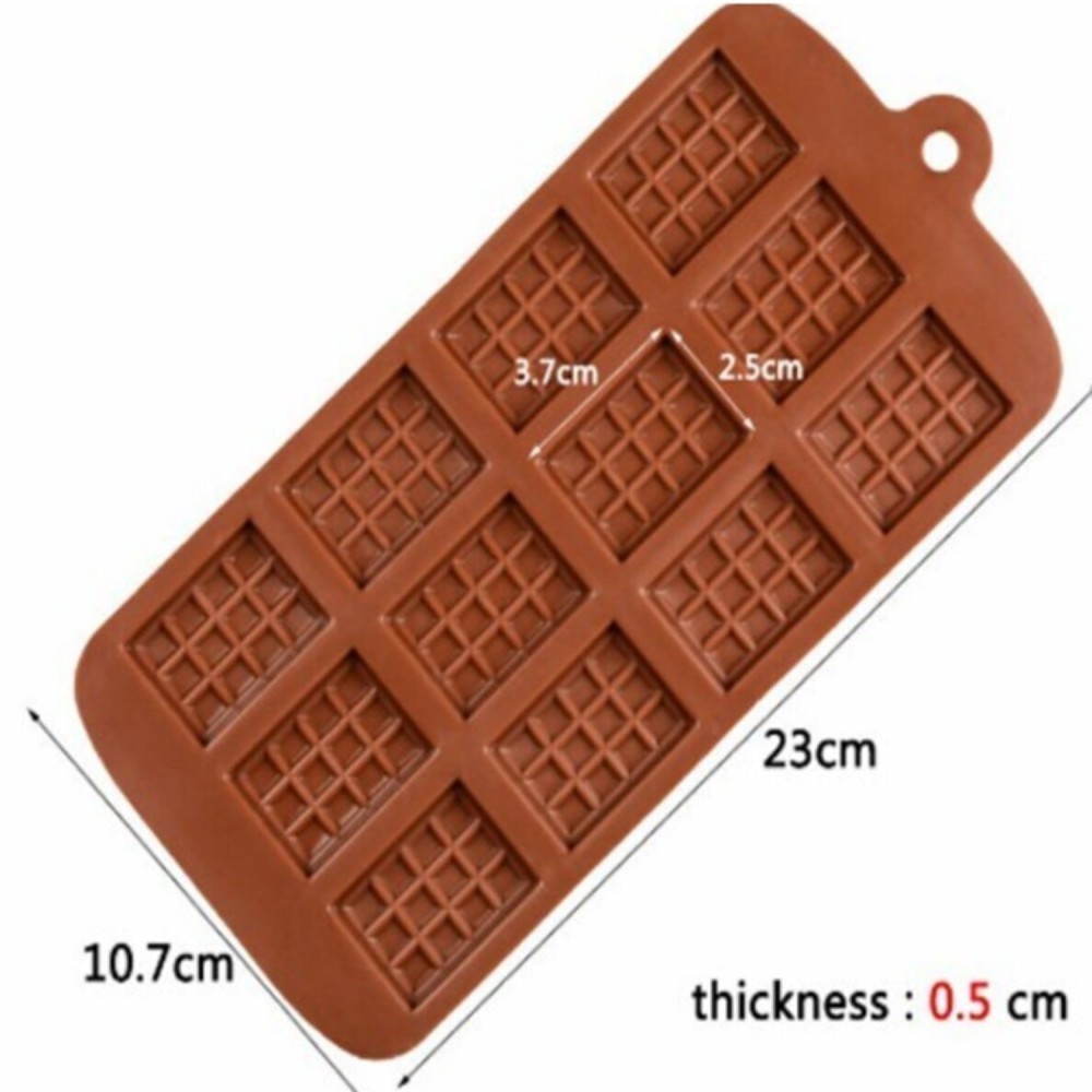12’li Mini Çikolata Mum Kalıbı MT-1208