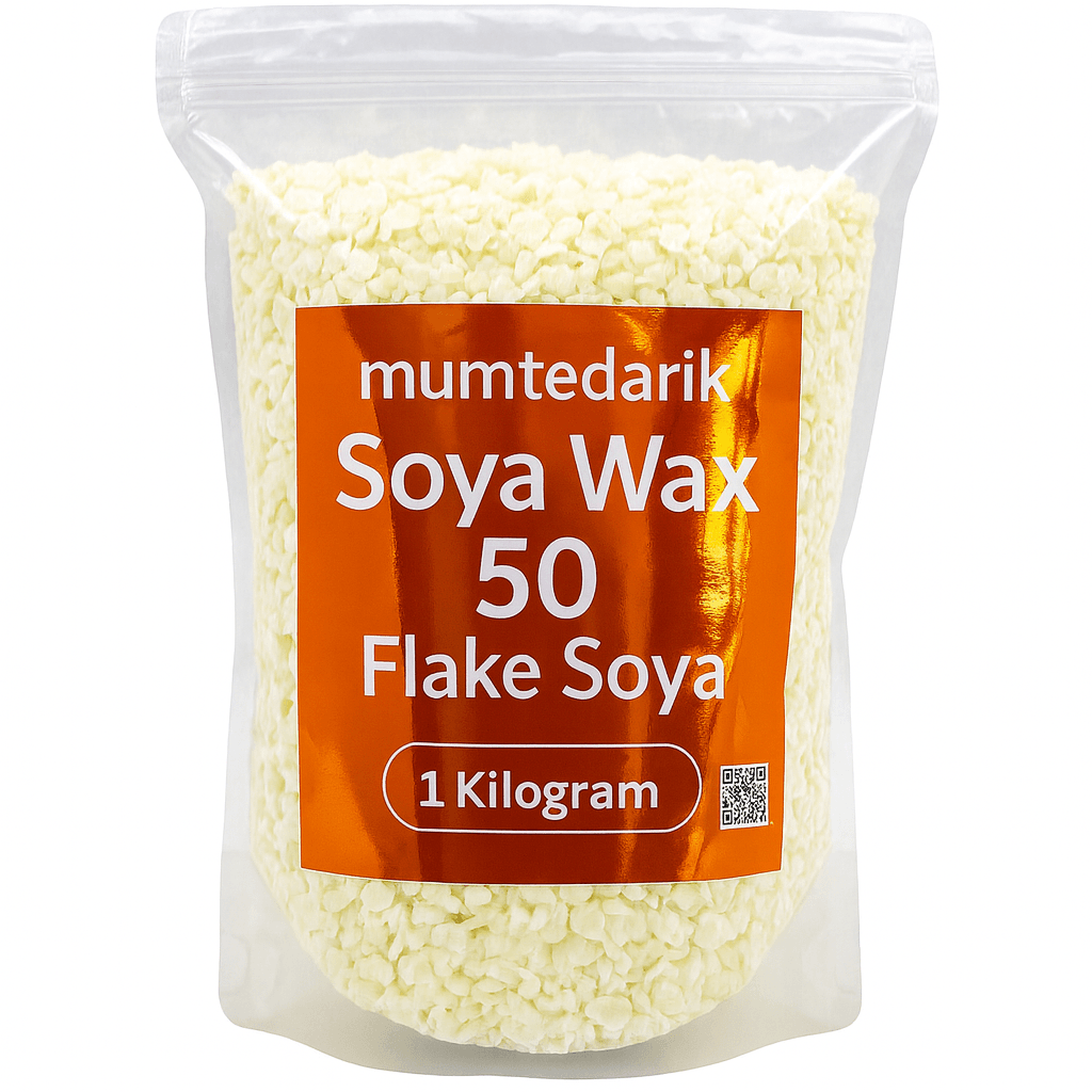 1 KG Soya Wax 50 Flake Yaprak (Açık Krem Renk)