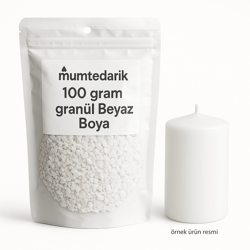 Beyaz Granül ALMAN Mum Boyası 100 GR
