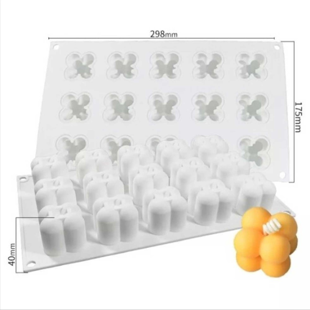 15’li mini bubble Mum Kalıbı MT-1510B