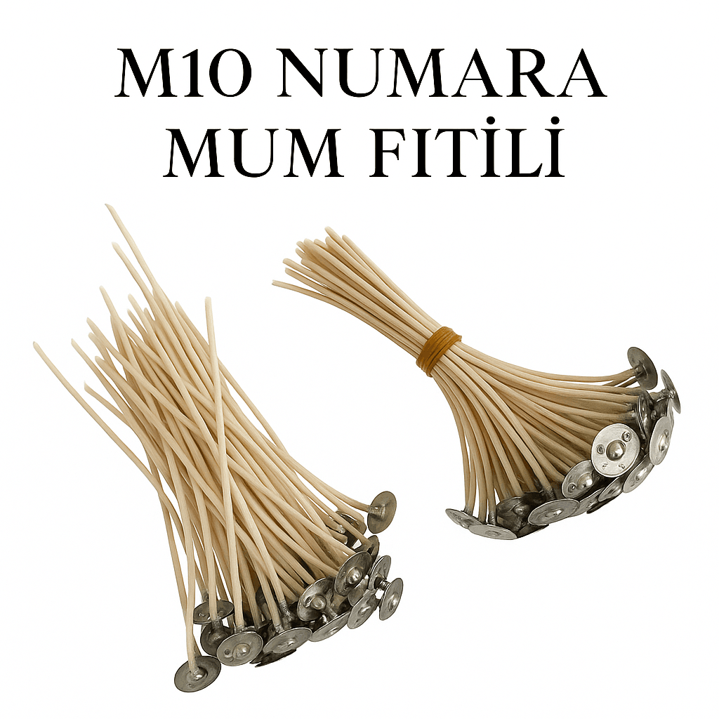 Mum Fitili M10 Numara Pamuk Fitil (10cm)