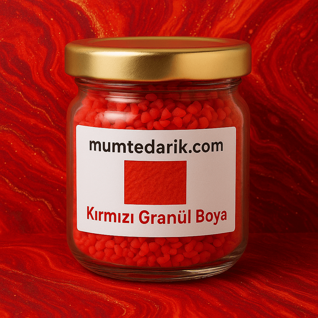 Kırmızı Granül Mum Boyası 5 GR