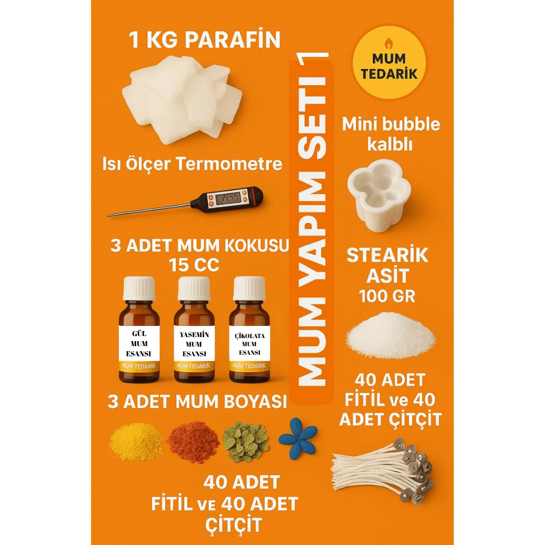 Mum Başlangıç Paketi Parafin - 1 
