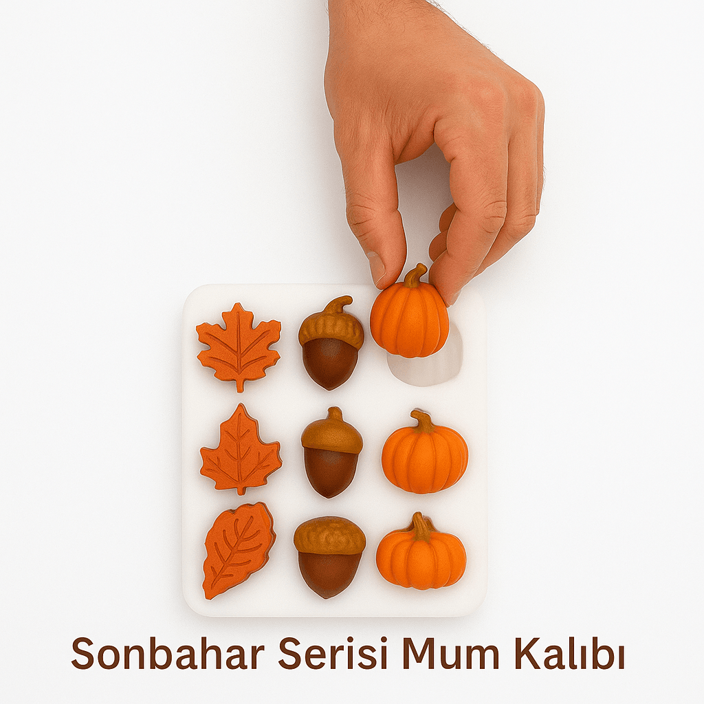 Sonbahar Serisi Mum kalıbı