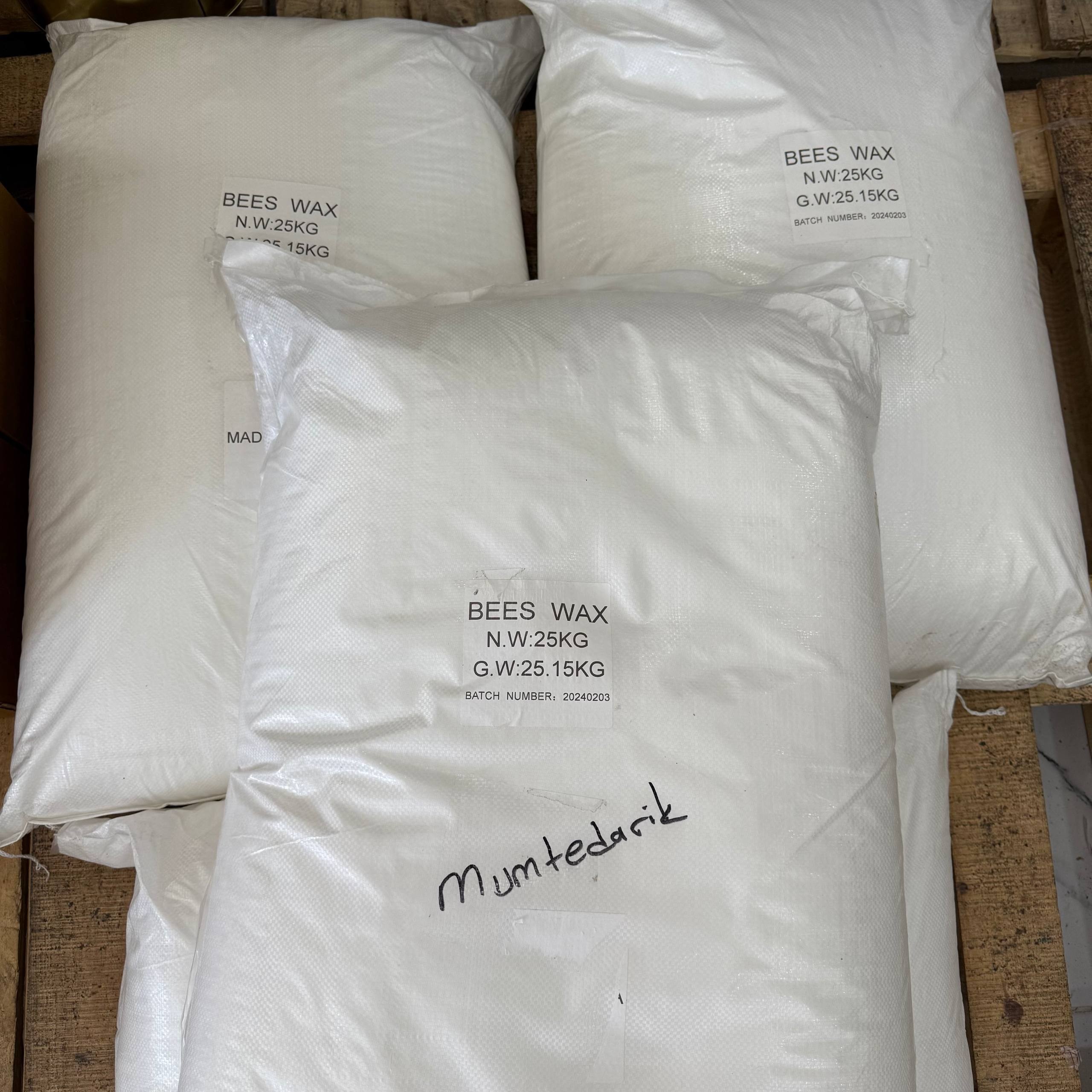 25 KG Beeswax Beyaz Granül Bal Mumu