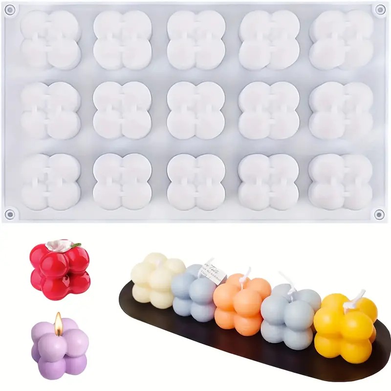 15’li mini bubble Mum Kalıbı MT-1510B
