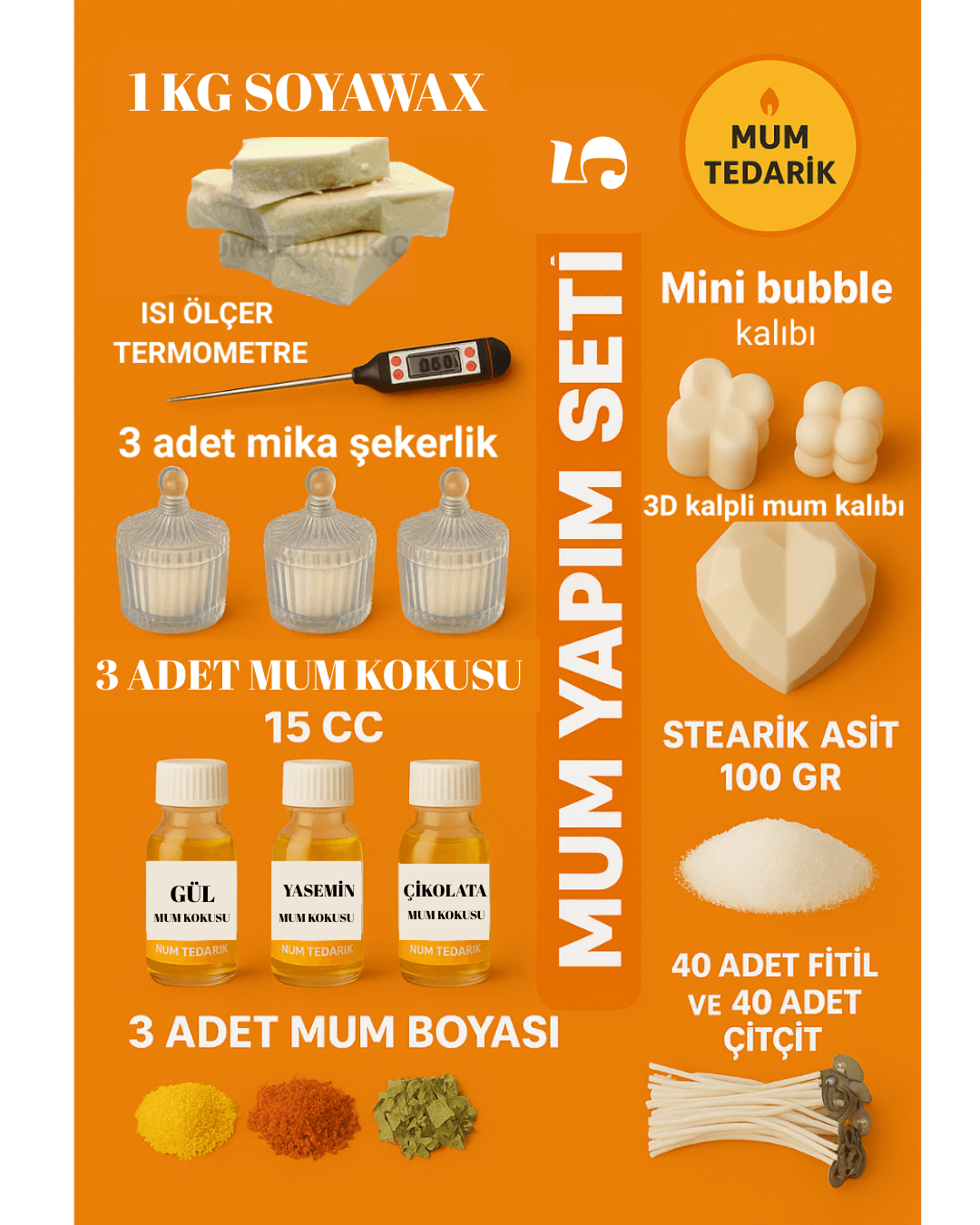 Mum Başlangıç Paketi Soyawax- 5