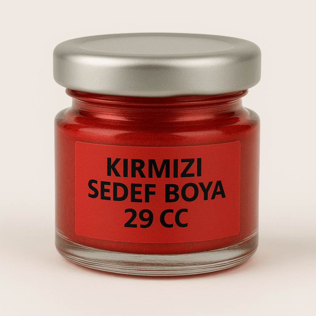 Kırmızı Bakır Sedef Metalik Toz Boya 29cc