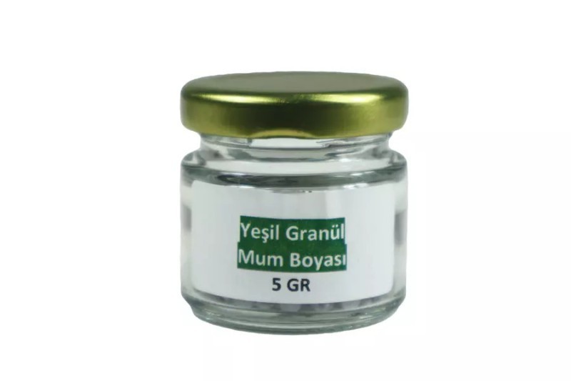 Yeşil Granül Mum Boyası 5 GR