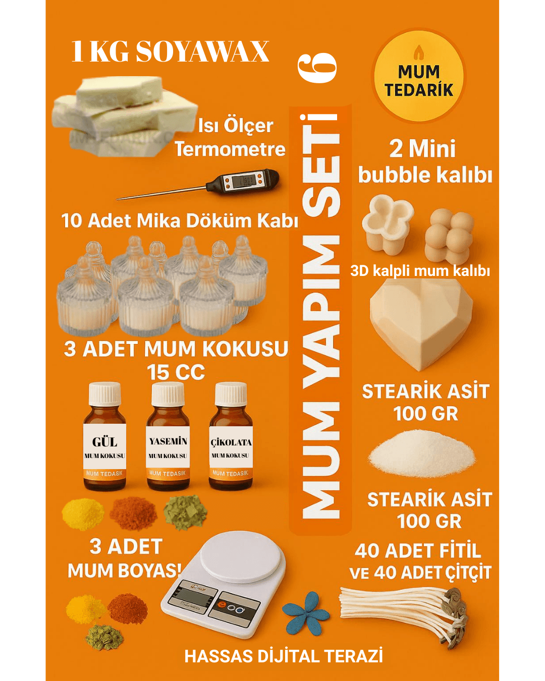 Mum Başlangıç Paketi Soyawax- 6