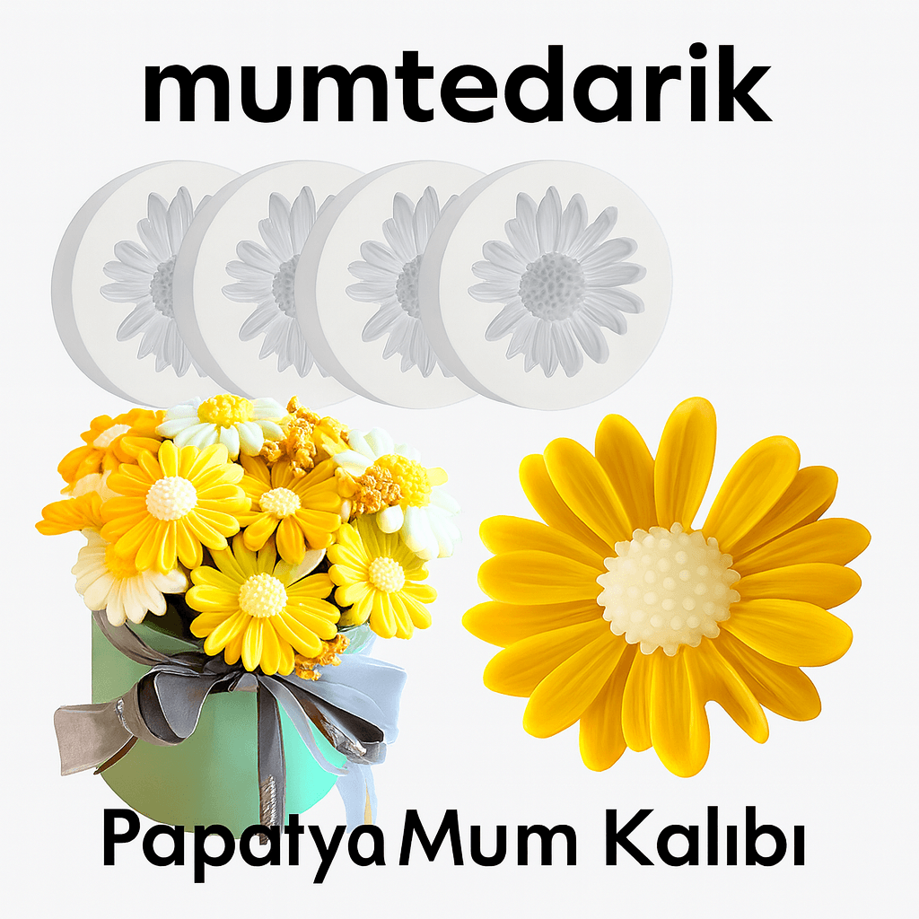 Papatya Mum Kalıbı MT249