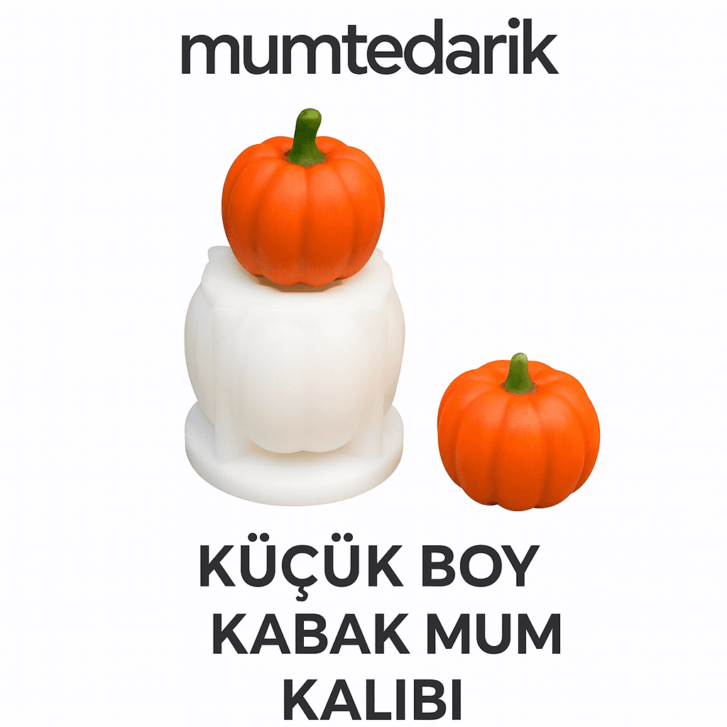 Küçük Boy Bal Kabağı Silikon Mum Kalıbı MT224