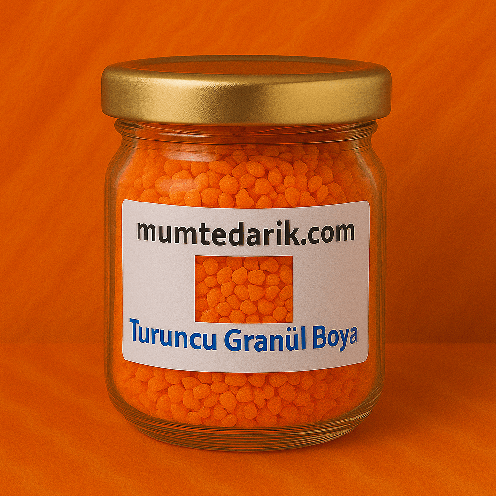 Turuncu Granül Mum Boyası 5 GR