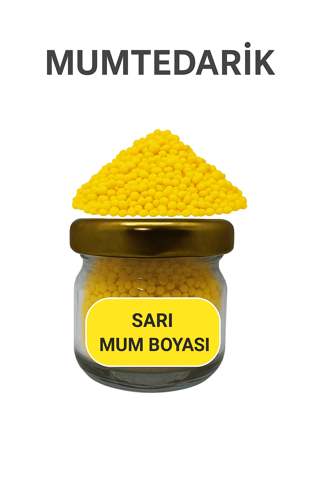 Sarı Granül Mum Boyası 5 GR