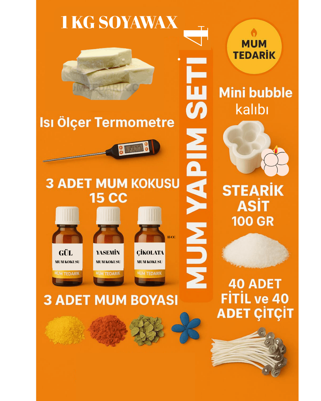 Mum Başlangıç Paketi Soyawax- 4 