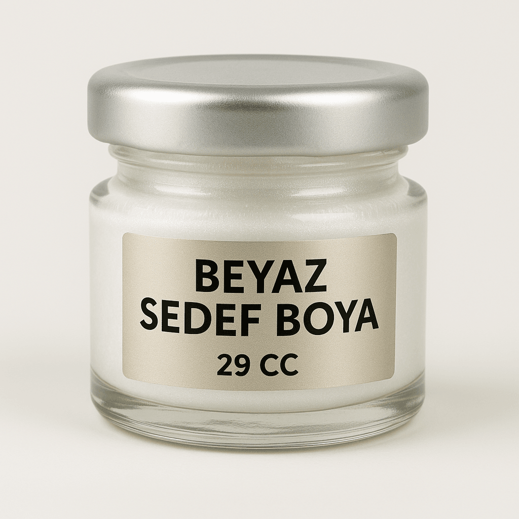Beyaz Sedef Metalik Toz Boya 29cc