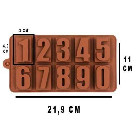 Sayılar Mum Kalıbı MT-437