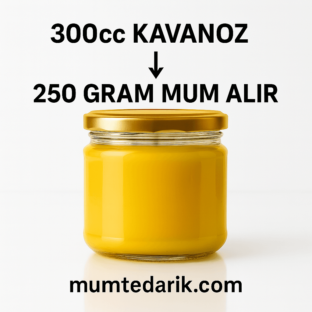 10 Adet Cam Mum Kavanozu 300 CC