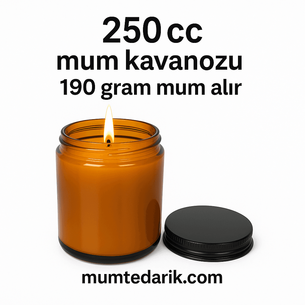 60 ADET 250CC AMBER CAM KAVANOZ (1 Koli)
