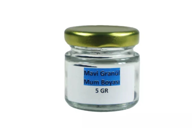 Mavi Granül Mum Boyası 5 GR