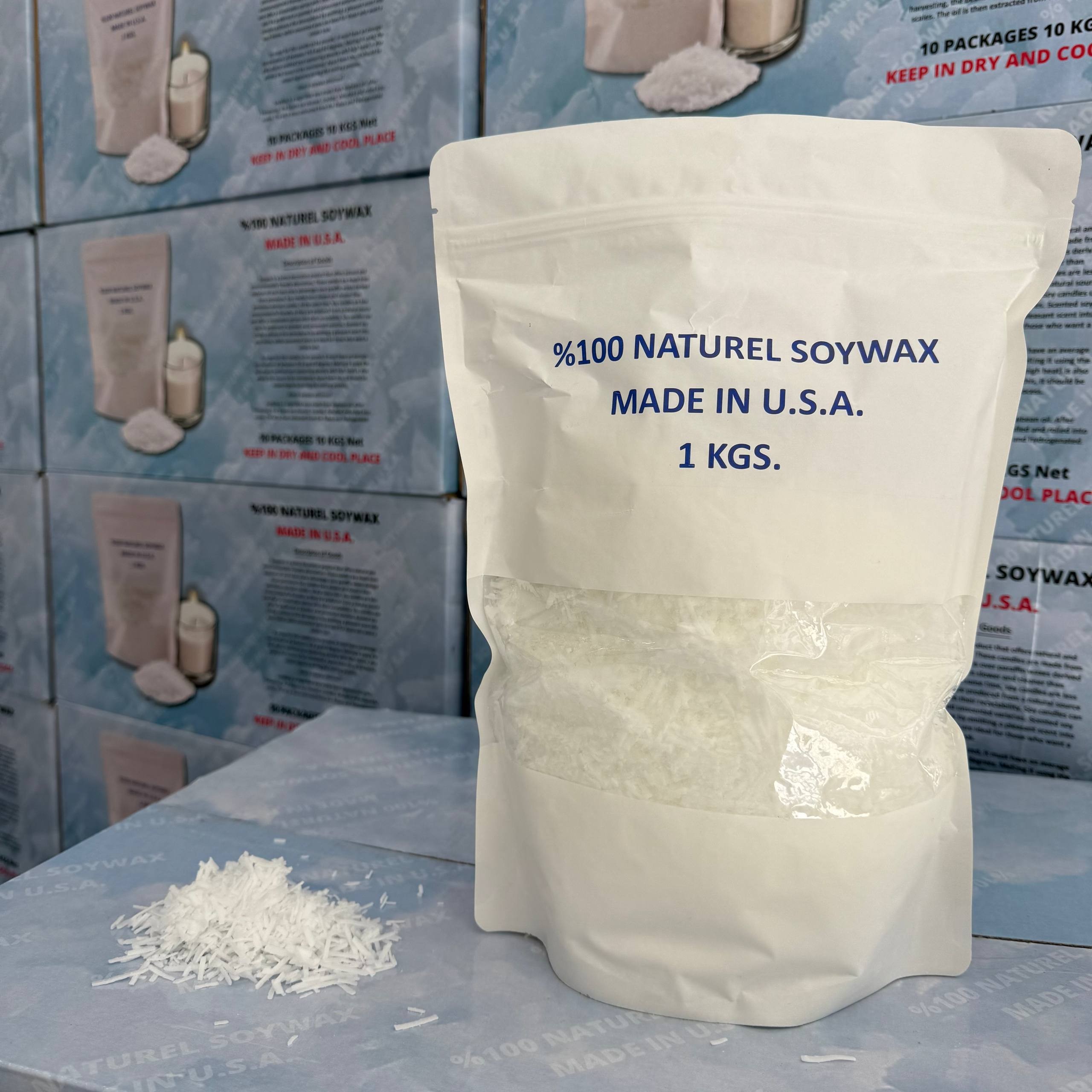 5 Kg Amerikan Soya Wax Rende (Beyaz Renk) 
