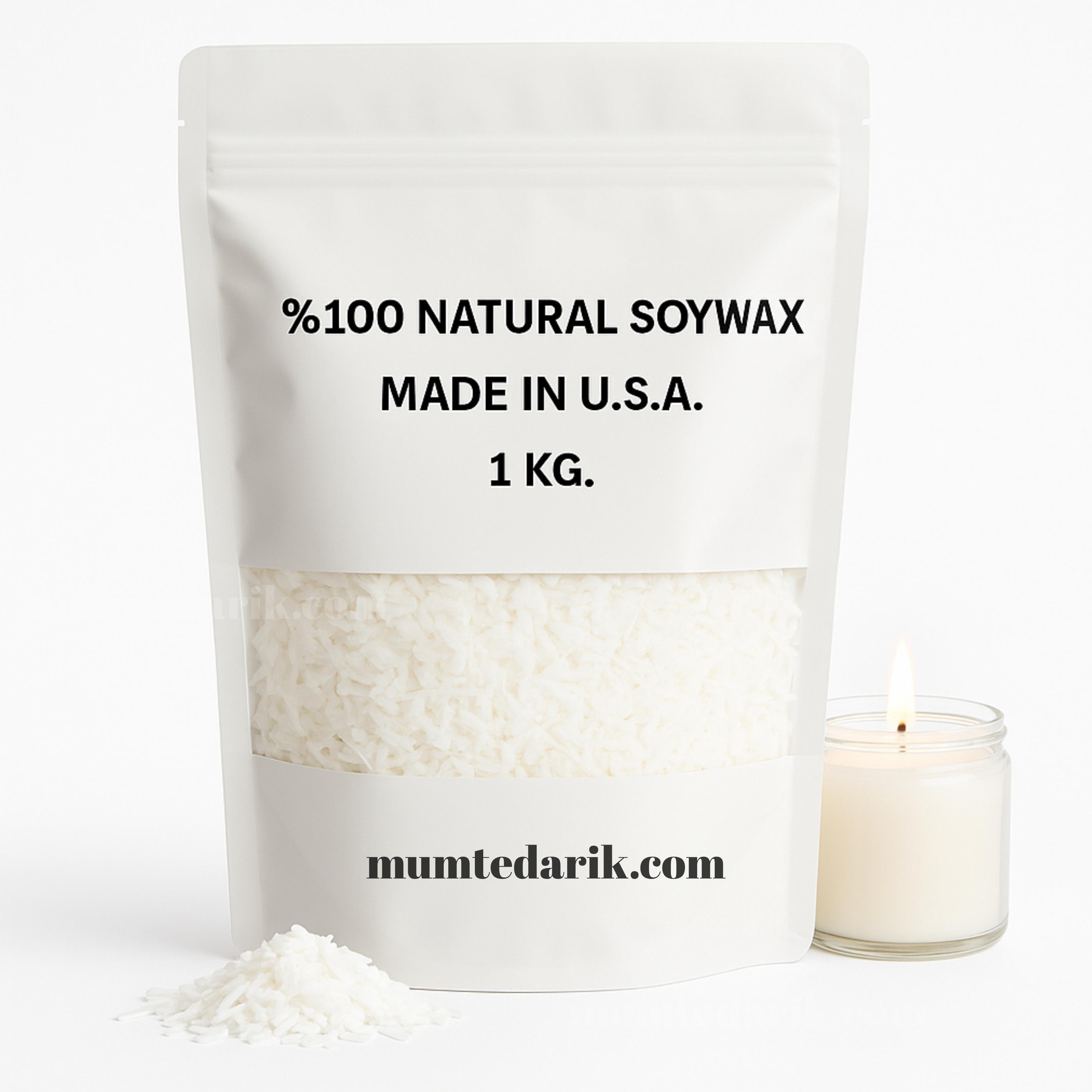 1 Kg Amerikan Soya Wax Flake Rende (Beyaz Renk) 