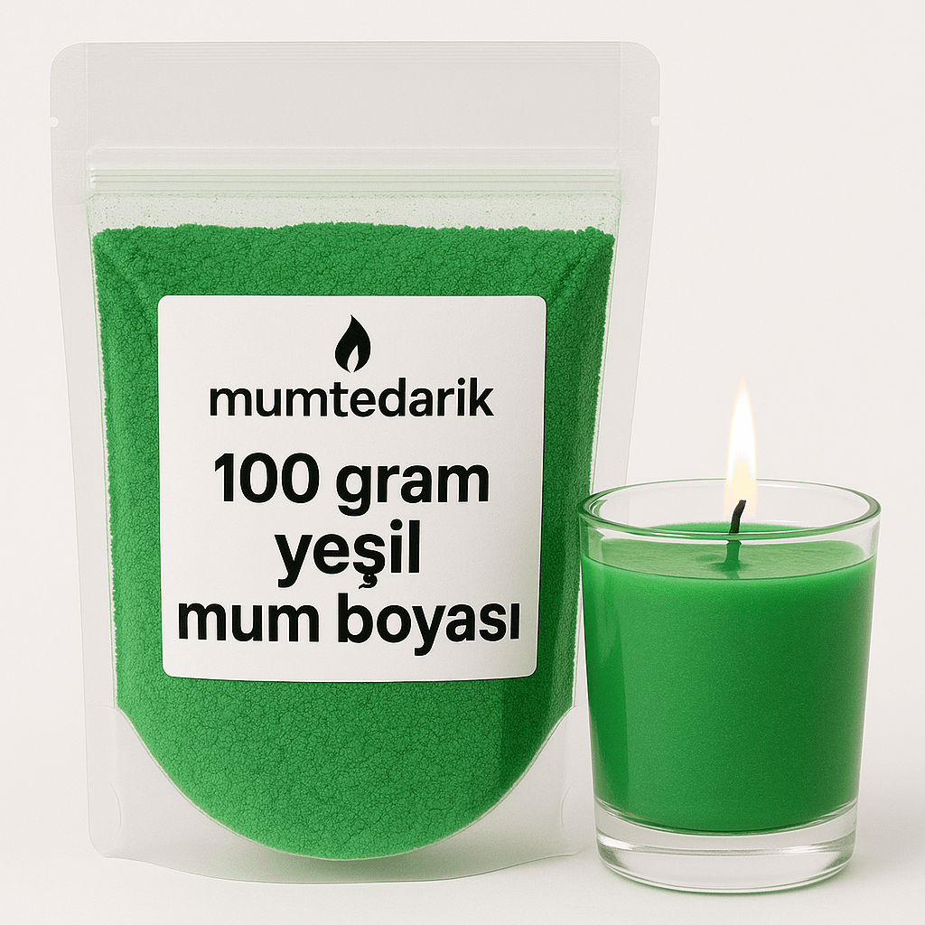 Yeşil Toz Mum Boyası 100 GR