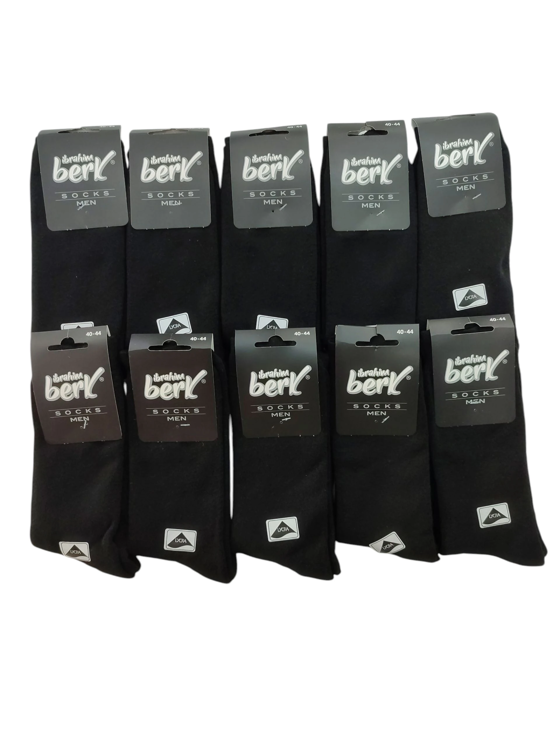 KIŞLIK ERKEK 10 ADET 41-45 NUMARA SİYAH RENK HAVLU ÇORAP