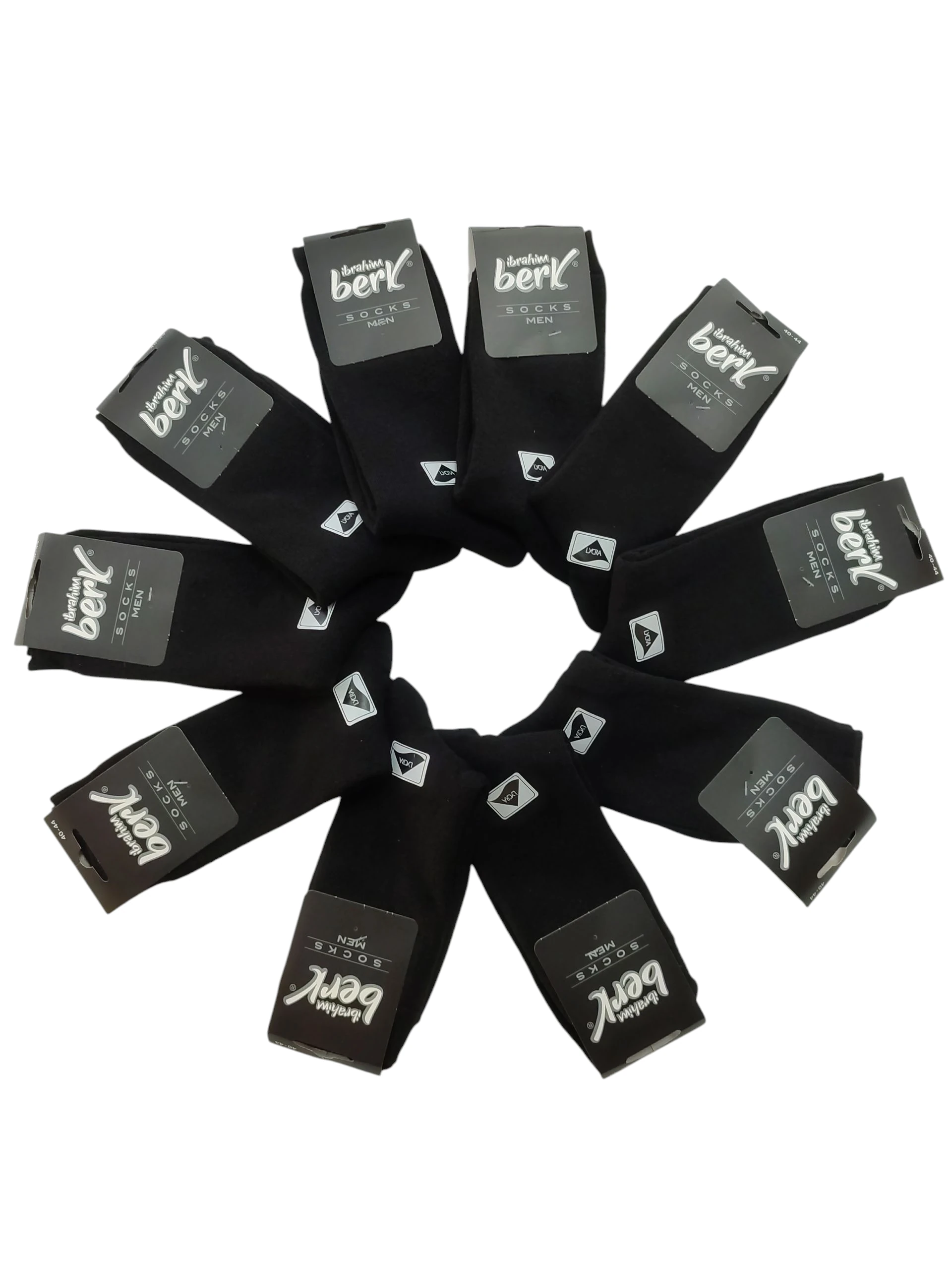 KIŞLIK ERKEK 10 ADET 41-45 NUMARA SİYAH RENK HAVLU ÇORAP