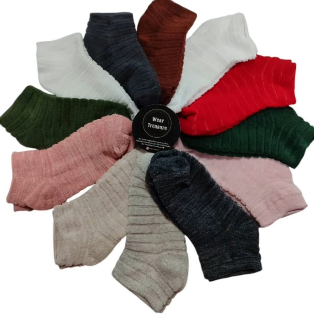 36-40 numara 6&#039;lı paket havlu patik çorap