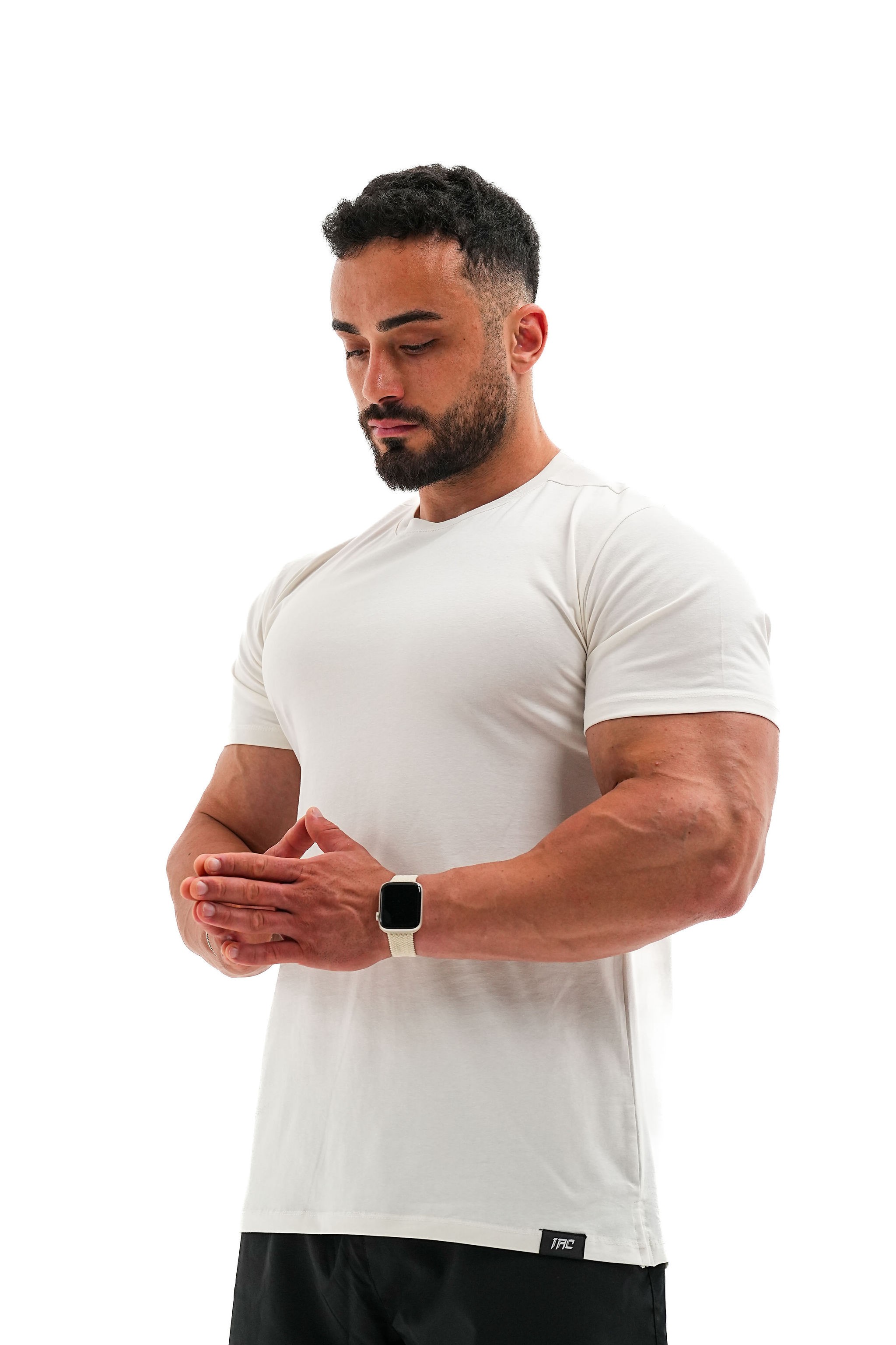 Basic Slim Fit T-shirt - Ekru