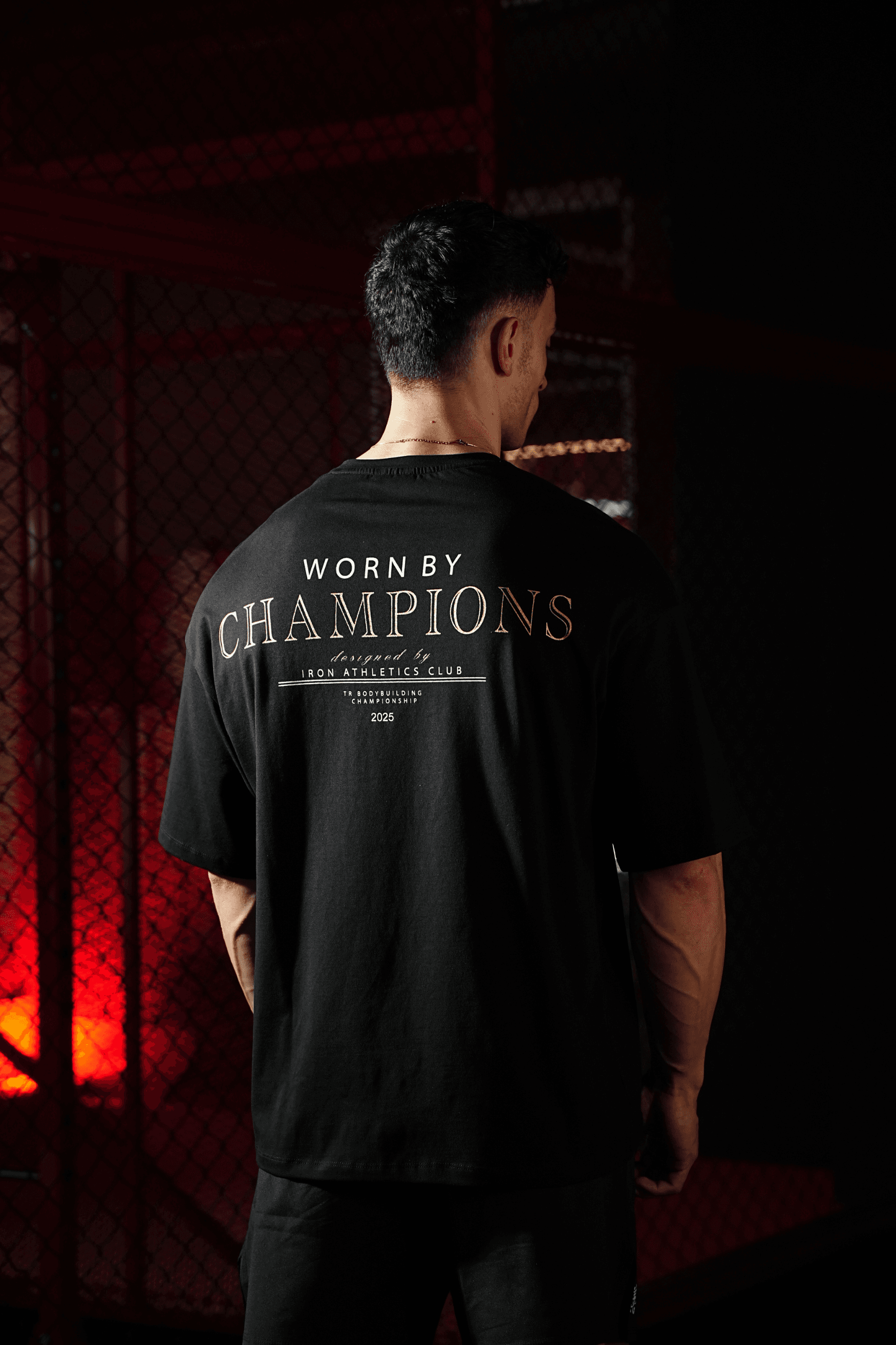Champion Oversize T-Shirt - Siyah