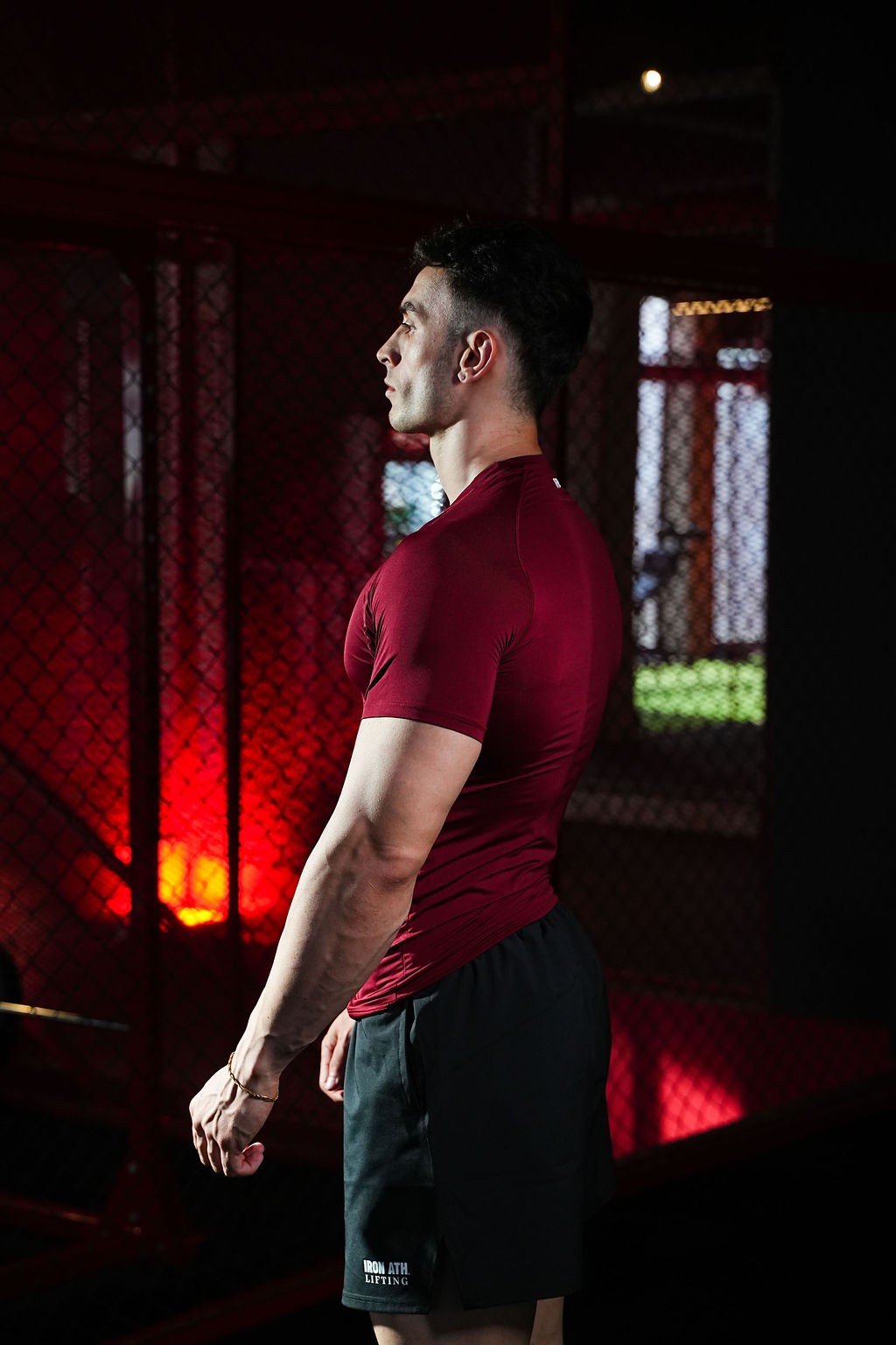Redline Compression T-Shirt - Bordo