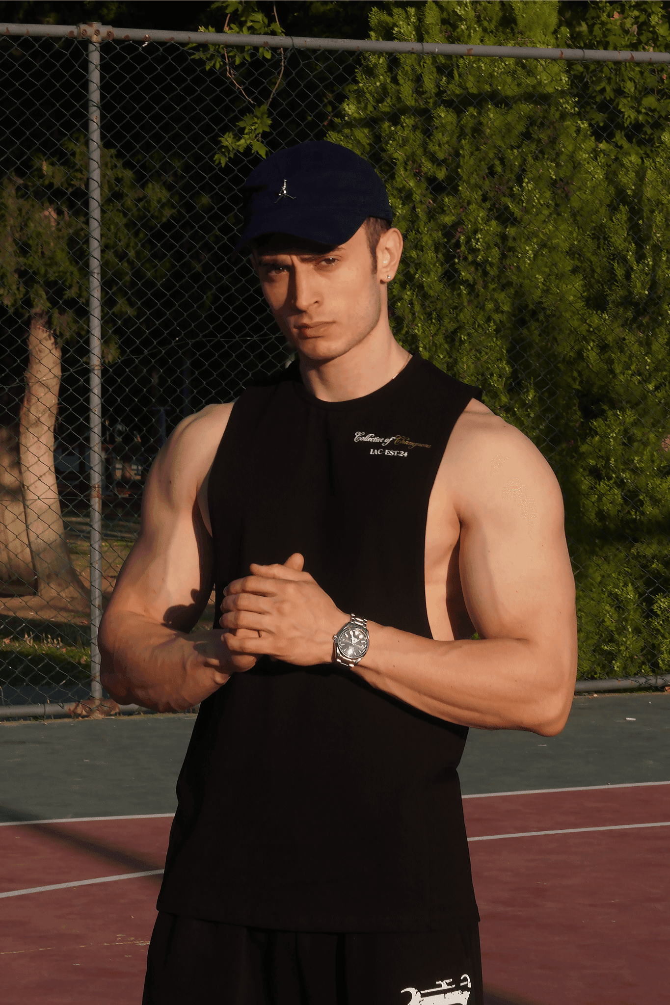 Champion Tank Top Atlet - Siyah