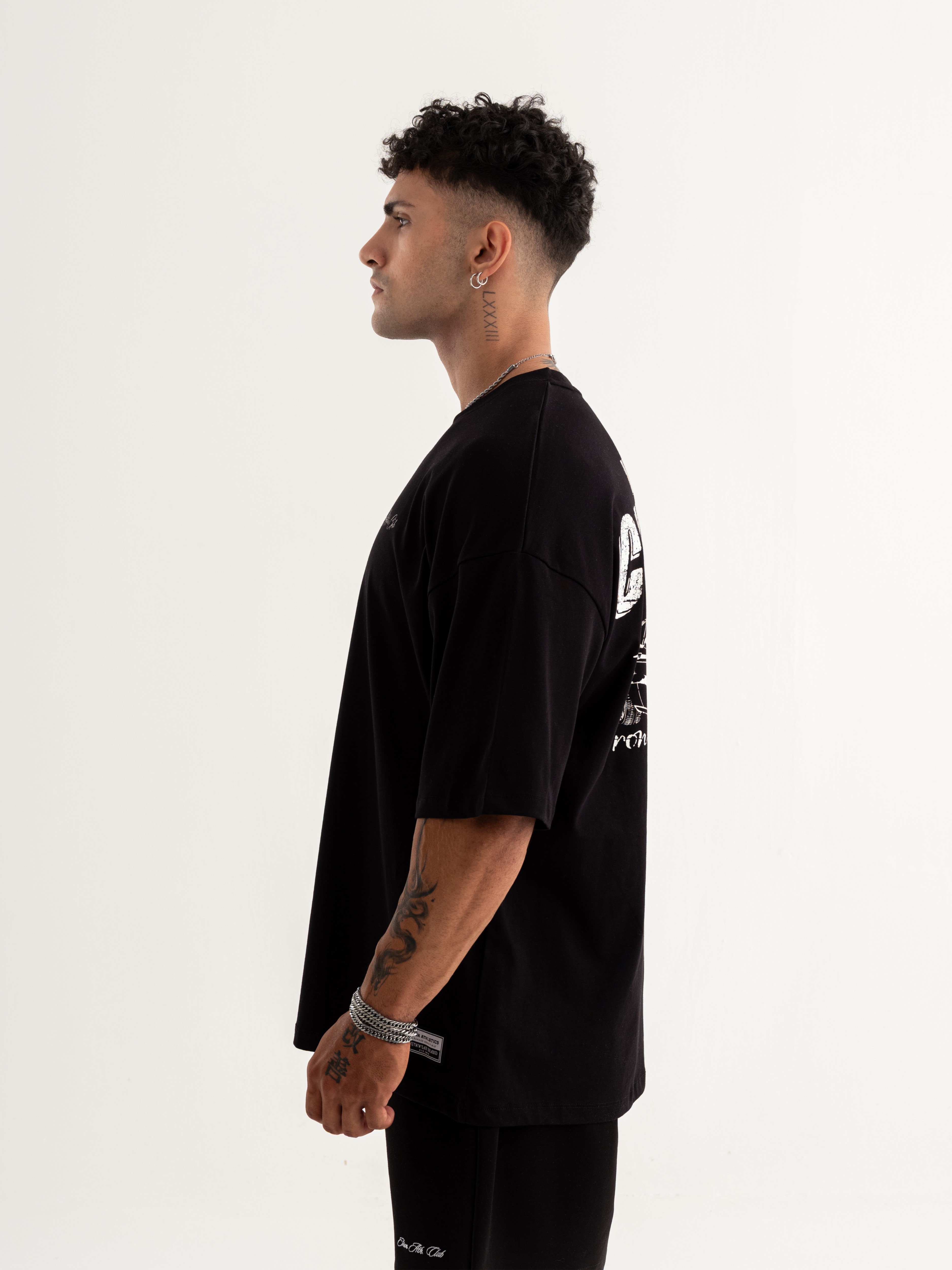 Culture Cruise Oversize T-shirt - Siyah
