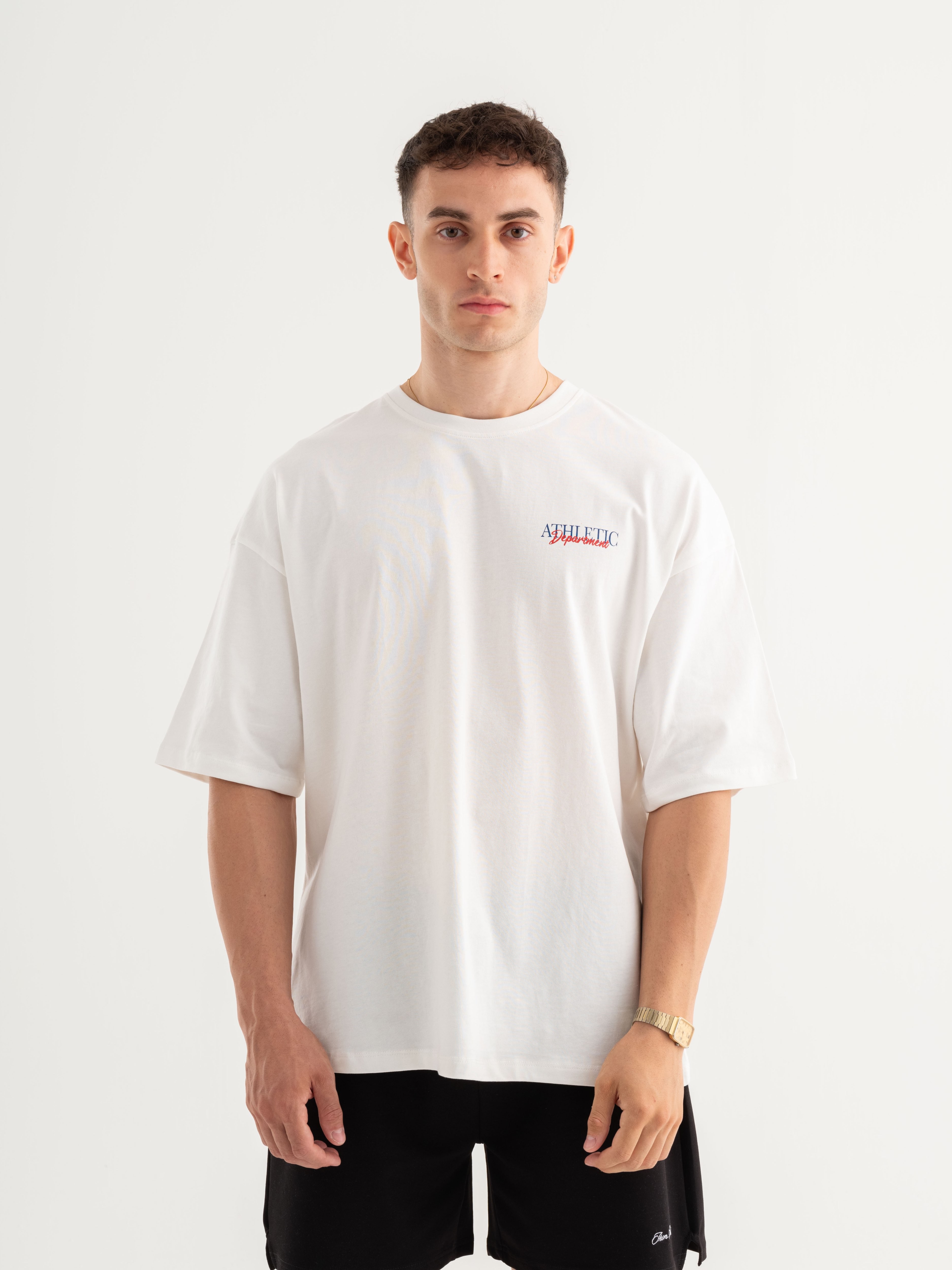 Athletic Department Oversize T-shirt - Ekru