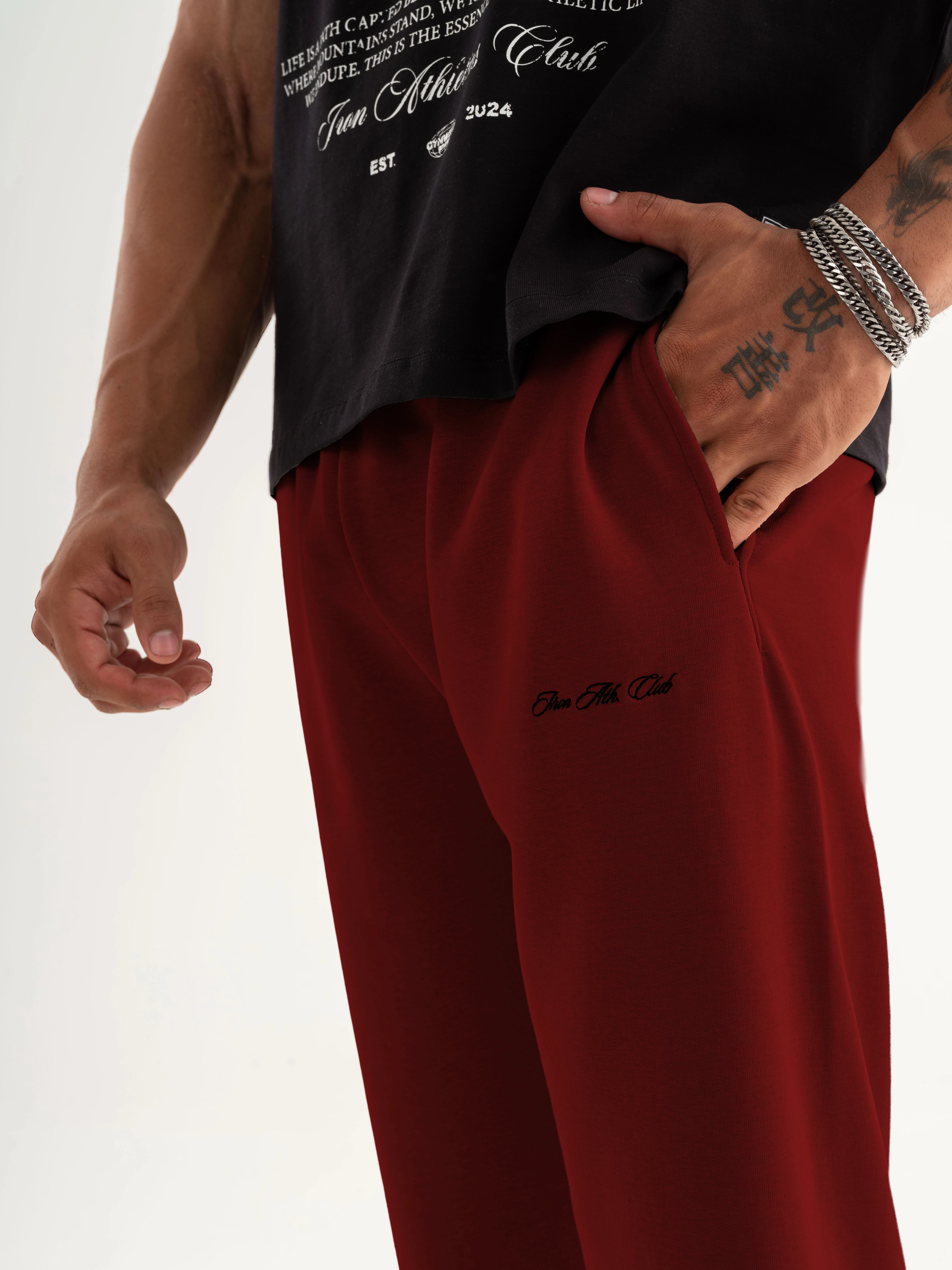Original Baggy Jogger - Ön Sipariş - Bordo