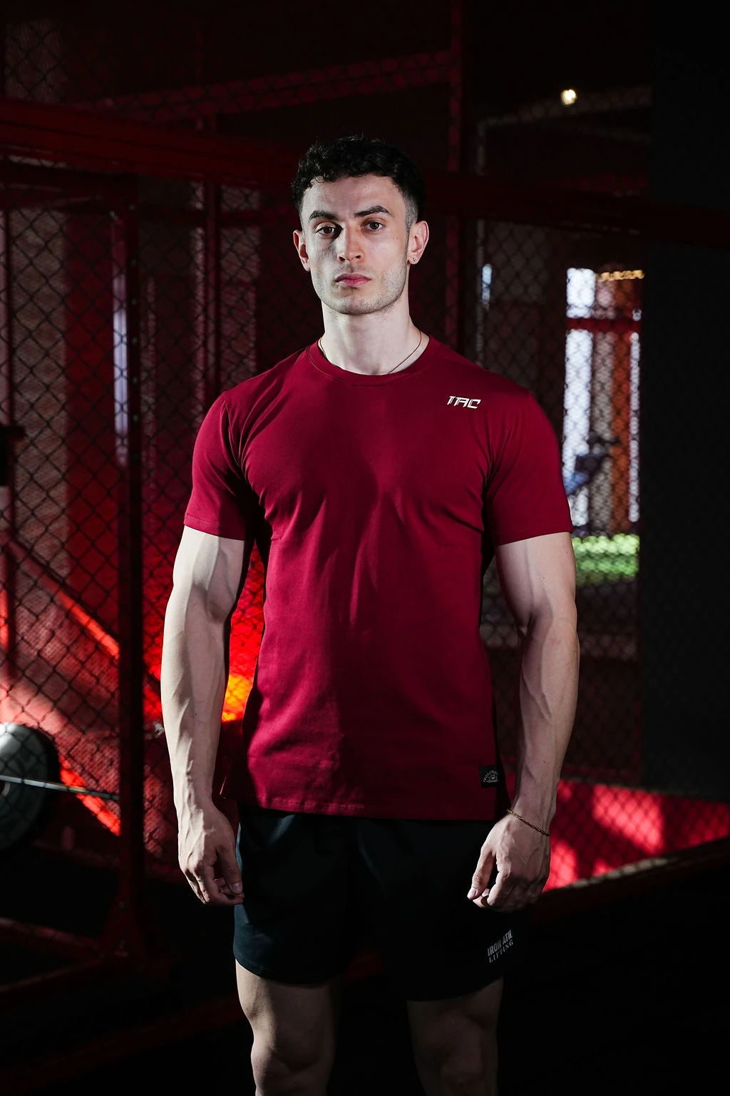 Project Muscle-Fit T-shirt  - Bordo